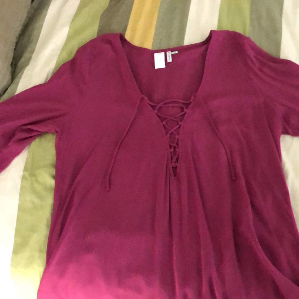 Purple blouse